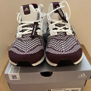 Adidas Maroon/White Texas A&M Aggies Ultraboost 1.0 Running Shoe